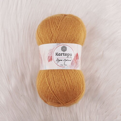 KARTOPU ANGORA NATURAL HAND KNITTING YARN 100 GR.550 MT. - Thumbnail