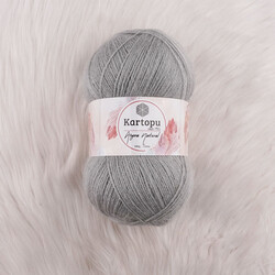 KARTOPU ANGORA NATURAL HAND KNITTING YARN 100 GR.550 MT. - Thumbnail