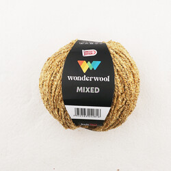 WONDERWOOL MİXED BÜRÜMCÜK ÖRGÜ İPİ 100 GR. CAMEL - Thumbnail