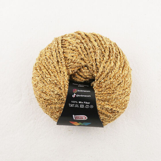 WONDERWOOL MİXED BÜRÜMCÜK ÖRGÜ İPİ 100 GR. CAMEL