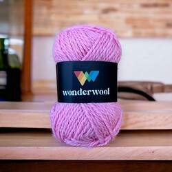 WONDERWOOL PULLU ÖRGÜ İPİ 100 GR. - Thumbnail